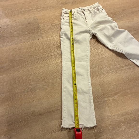 Just Black High Rise Cream Jeans Size 24 New Without Tags High Waisted like new - Picture 7 of 10